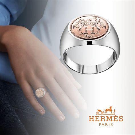 hermes signet ring|Hermes gold earrings.